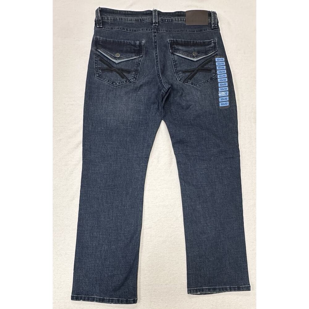 NWT Axel Jeans Men's 32X32 Slim Boot Cut Stretch Comfort Thick Stitch Denim - Picture 8 of 10